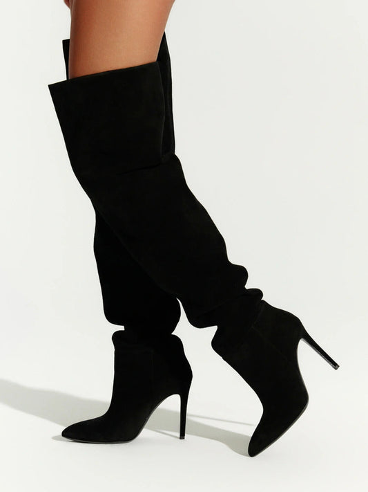 Naked Wardrobe Women's The Thigh High Boot