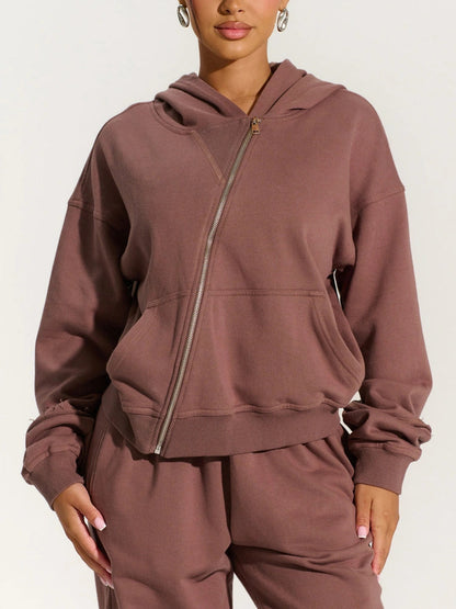 Naked Wardrobe Women's Zip Up Hoodie Jacket