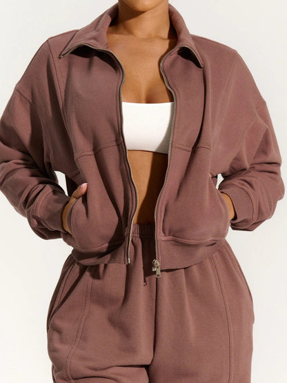 Naked Wardrobe Women's Zip Up Sweater Jacket