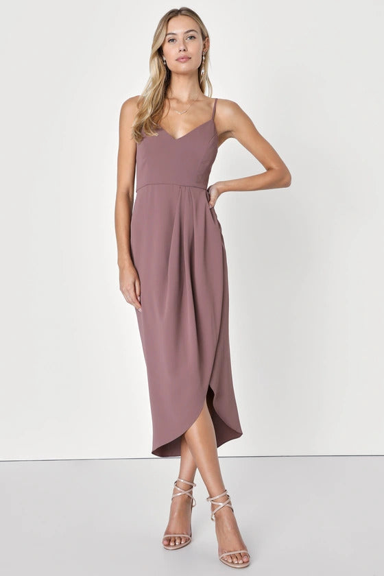 Lulus Women's Reinette Midi Dress