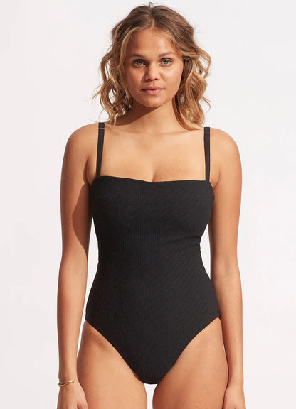 Seafolly Women's Willow DD One Piece - Black