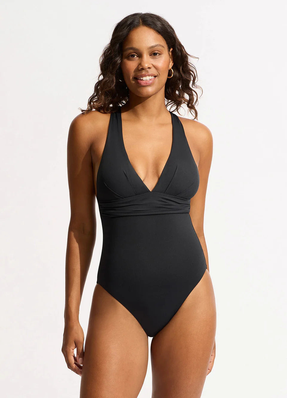 Seafolly Women's Seafolly Collective Cross Back One Piece - Black