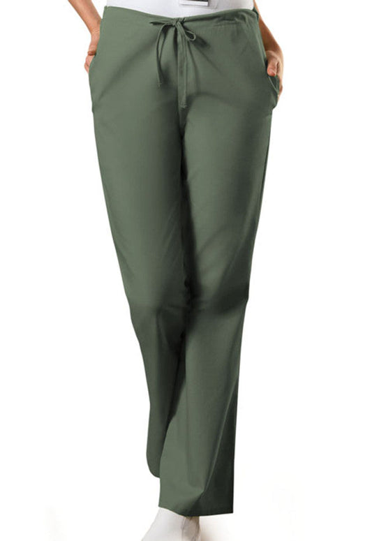 Cherokee Workwear Originals Women's Drawstring Pant #4101 -  Olive