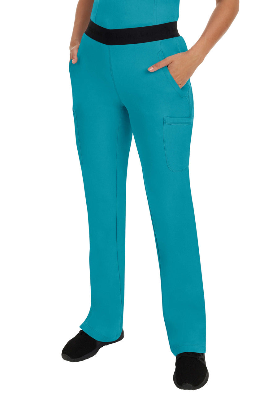 Healing Hands HH Works Women's Rachel Elastic Waist Pant #9500  Teal