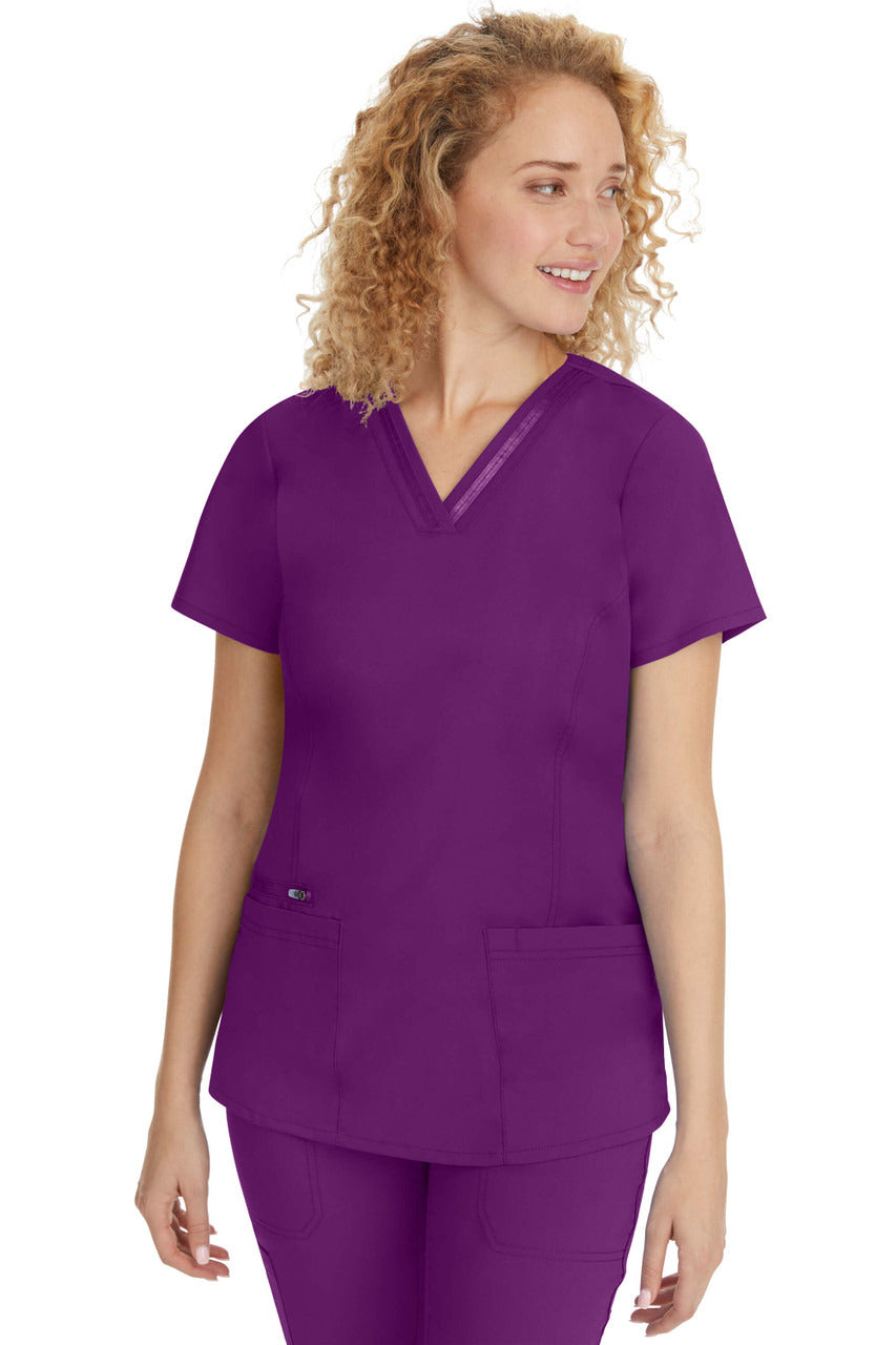 Healing Hands Purple Label Women's Jasmin V-Neck Top #2278-2