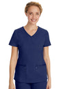 Healing Hands Purple Label Women's Juliet V-Neck Top #2245 1