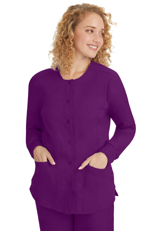 Healing Hands Purple Label Women's Daisy Snap-Up Jacket #5063 2