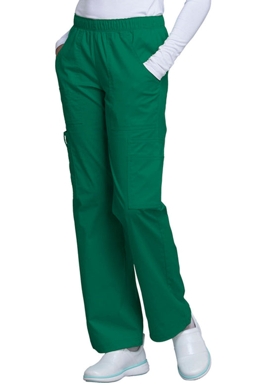 Cherokee Workwear Core Stretch Women's Mid Rise Pull-On Cargo Pant #4005-6