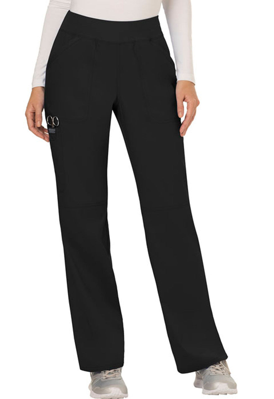 Cherokee Workwear Revolution Women's Pull-On Pant - Black