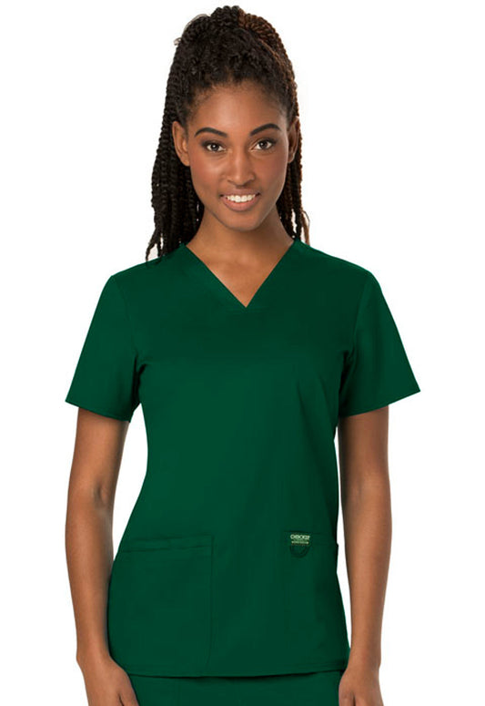 Cherokee Workwear Revolution Women's V-Neck Top #WW620 3