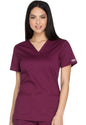 Cherokee Workwear Core Stretch Women's V-Neck Top #WW630 5