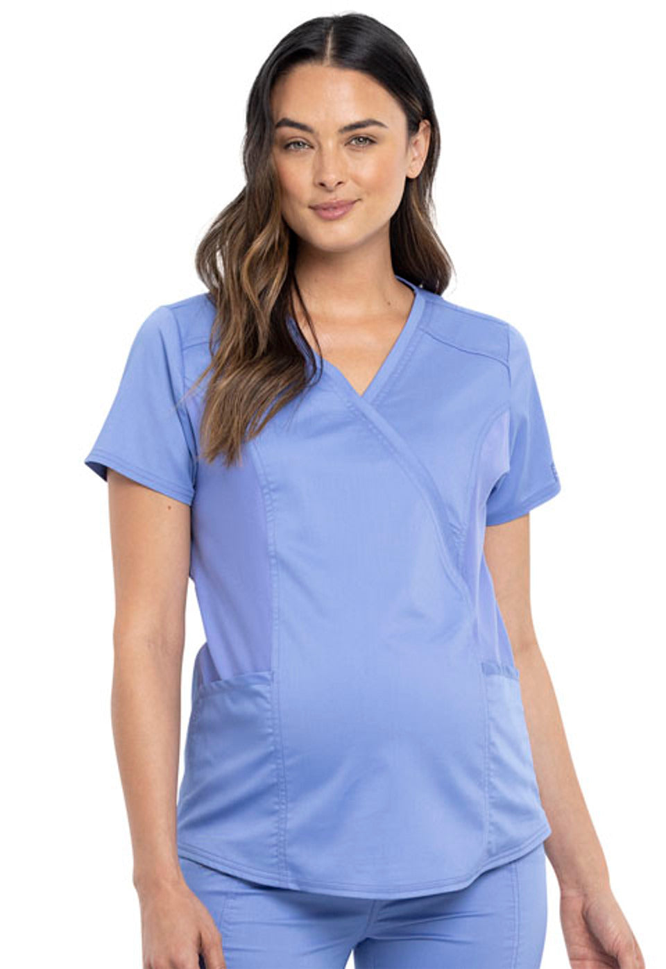 Cherokee Women's Cherokee Workwear Revolution Maternity Top #WW688 1