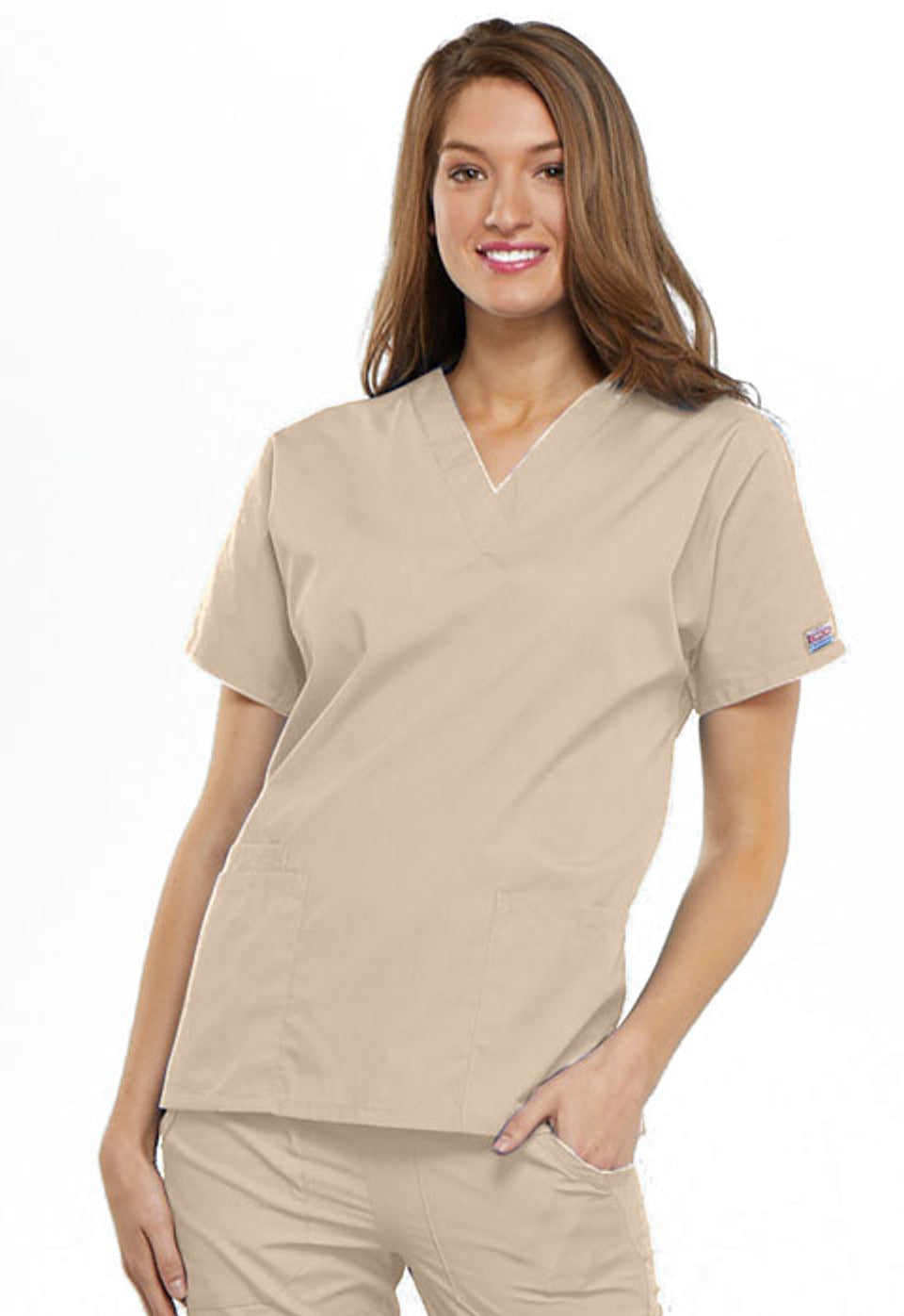 Cherokee Workwear Originals Women’s V-Neck Top #4700 4