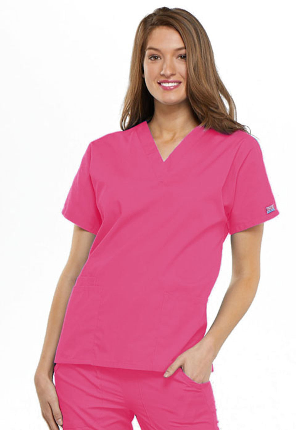 Cherokee Workwear Originals Women’s V-Neck Top #4700 7