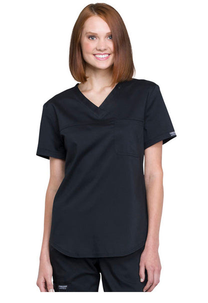 Cherokee Workwear Revolution Women's V-Neck O.R. Top 1