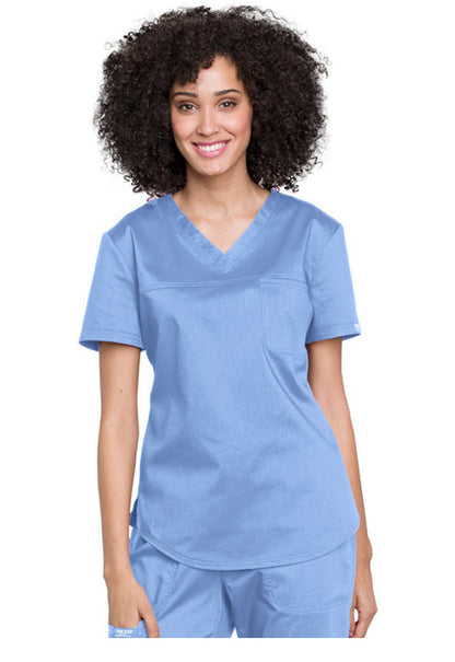 Cherokee Workwear Revolution Women's V-Neck O.R. Top 1