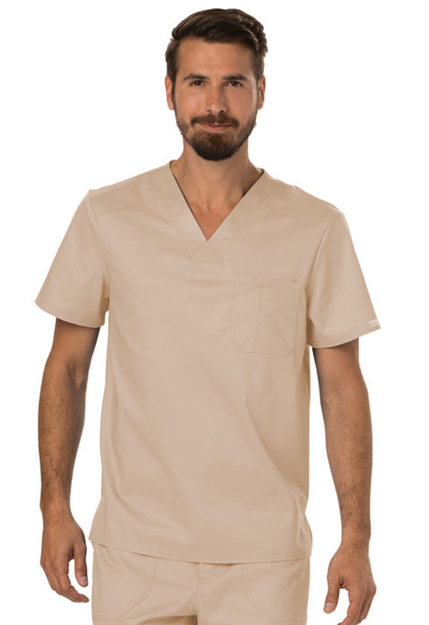 Cherokee Workwear Revolution Men's Tuckable V-Neck Top #WW690-3