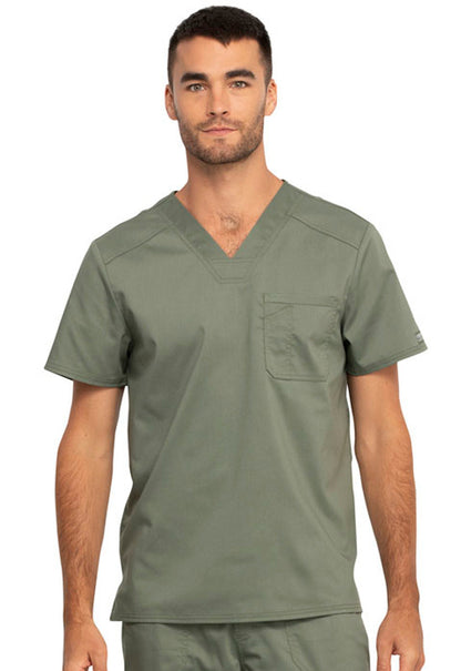 Cherokee Workwear Revolution Men's Tuckable V-Neck Top #WW690-3