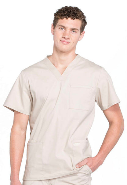 Cherokee Workwear Professionals Men's V-Neck Top #WW695-5