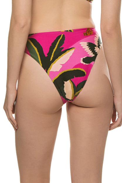 FARM Rio Women's Leopard Forest High Waist Bikini Bottom