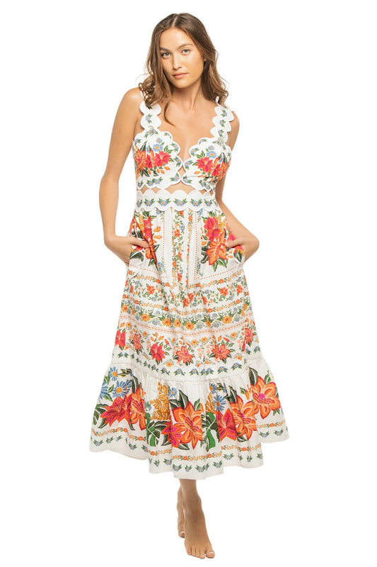 FARM Rio Women's Bloom Garden Midi Dress