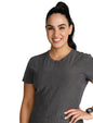 Cherokee by Cherokee Women's Snap Front Henley Top #CK749A-1