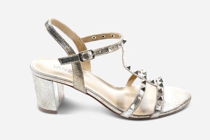 Marmi Shoes Women's Vaneli Midge - Pale Platino Distressed Metallic