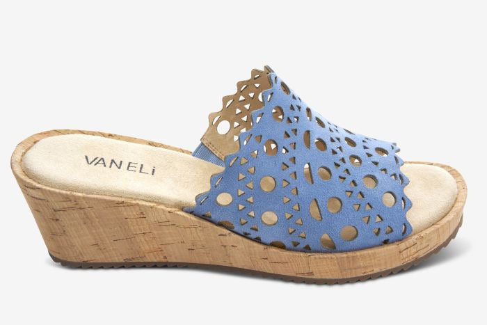 Marmi Shoes Women's Vaneli Cammie - Azure Suede