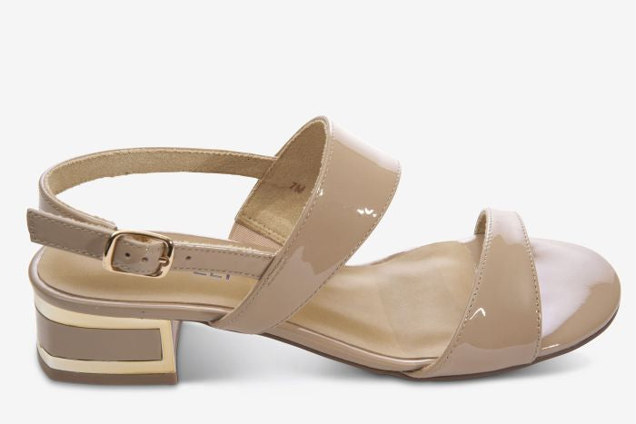 Marmi Shoes Women's Vaneli Hilary - Light Taupe Patent