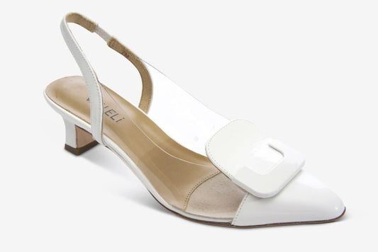 Marmi Shoes Women's Vaneli Tamira - White Patent