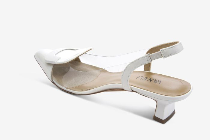 Marmi Shoes Women's Vaneli Tamira - White Patent