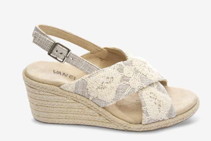 Marmi Shoes Women's Vaneli Leora - Ecru Canvas