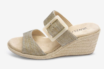 Marmi Shoes Women's Vaneli Layla - Camel Raffia Star