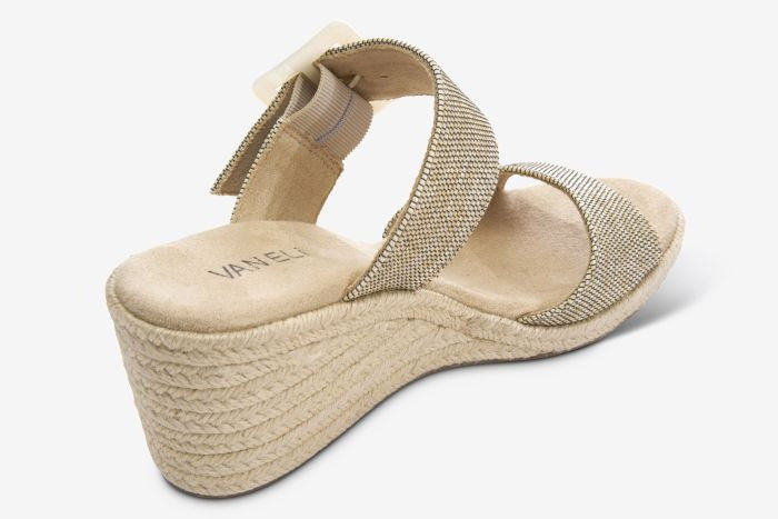 Marmi Shoes Women's Vaneli Layla - Camel Raffia Star