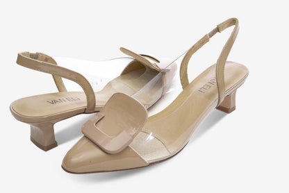 Marmi Shoes Women's Vaneli Tamira - Light Taupe Patent