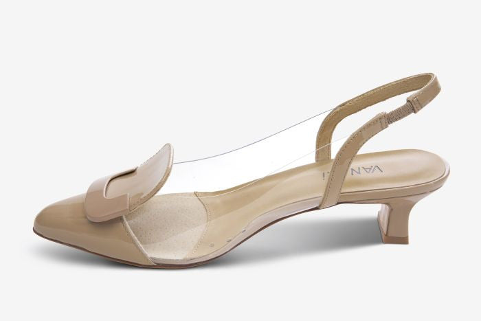 Marmi Shoes Women's Vaneli Tamira - Light Taupe Patent