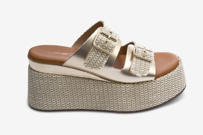 Marmi Shoes Women's Sesto Meucci Sidy - Beige Fabric