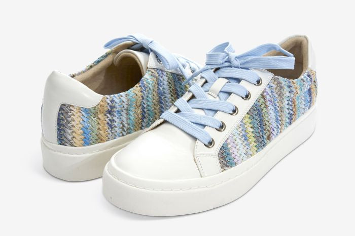 Marmi Shoes Women's Vaneli Yaya - Light Blue Multi