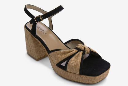 Marmi Shoes Women's  Vaneli Mina - Black and Natural