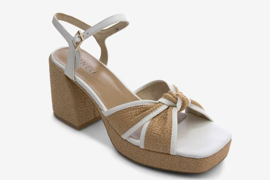 Marmi Shoes Women's  Vaneli Mina - White and Natural