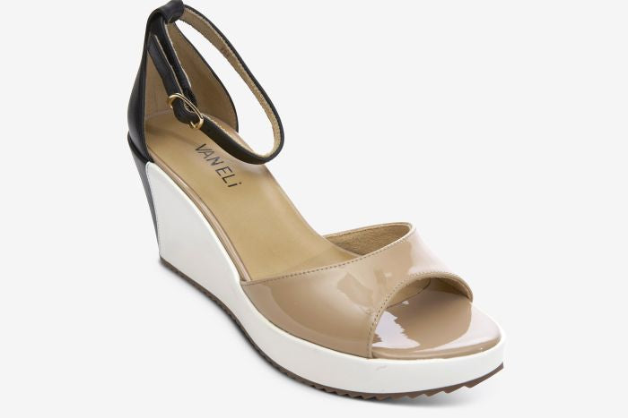 Marmi Shoes Women's Vaneli Lemy - Light Taupe Patent