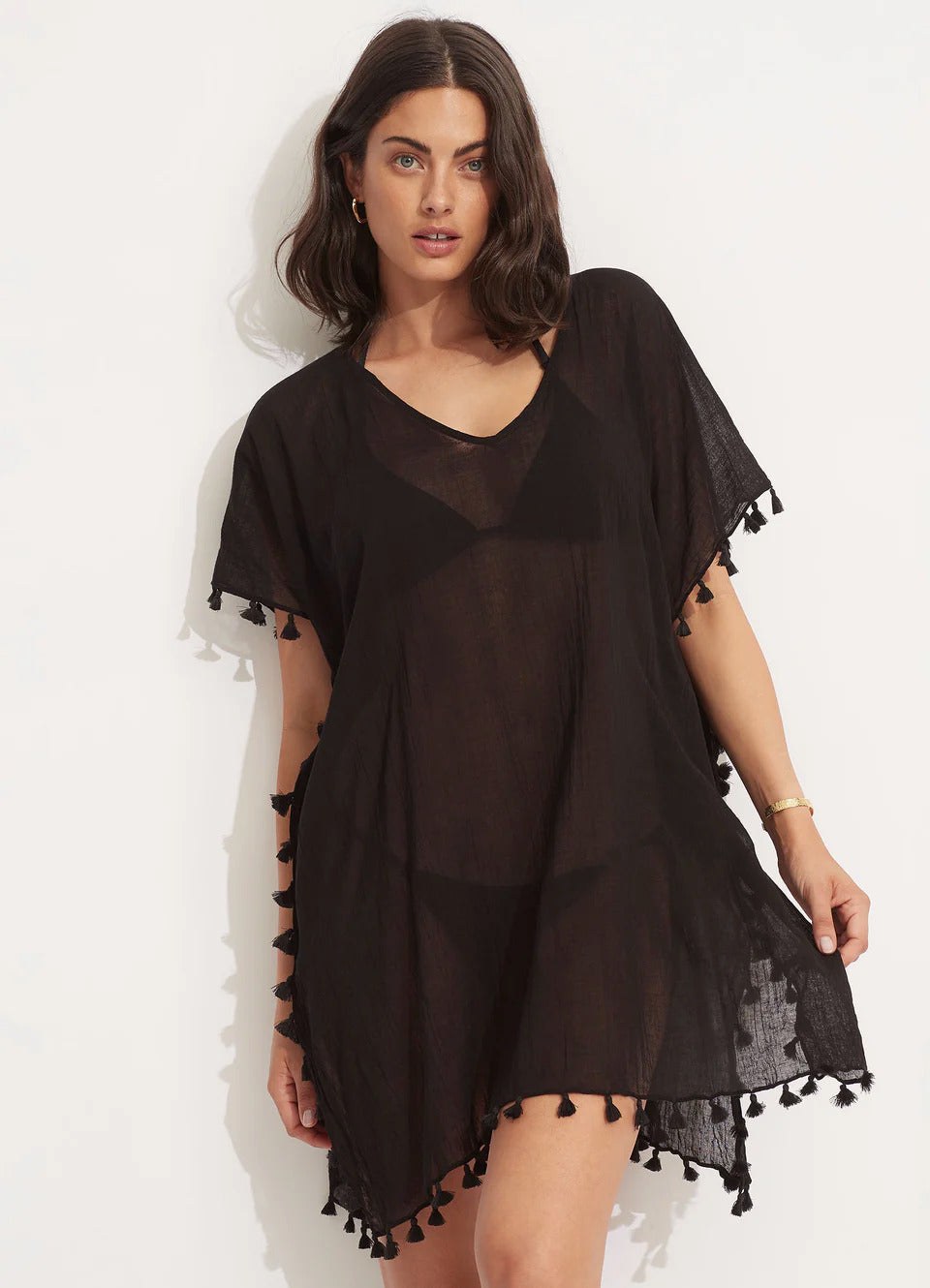 Seafolly Women's Amnesia Kaftan - Black