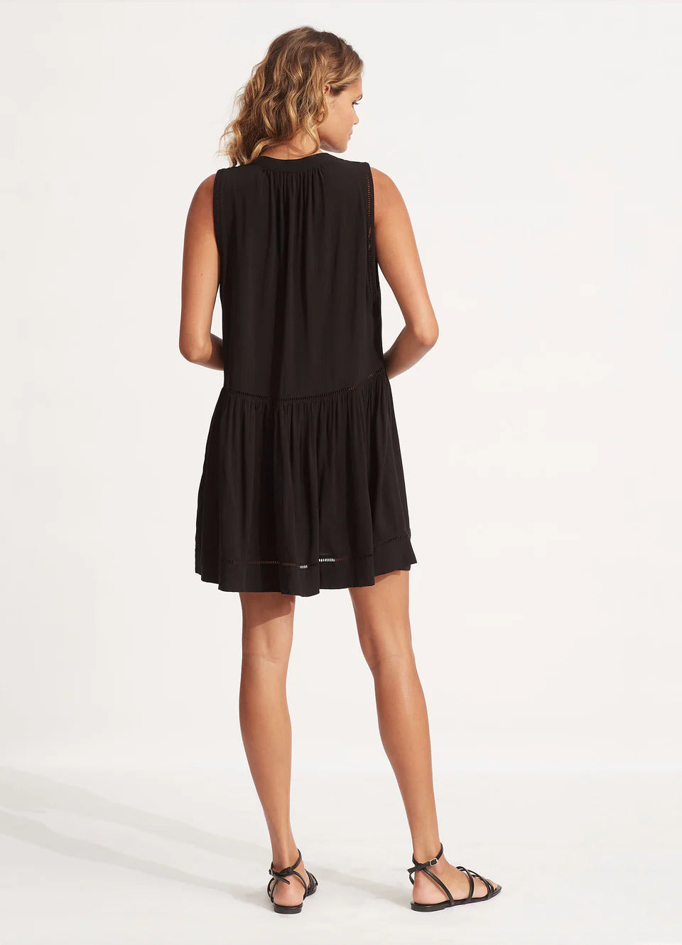 Seafolly Women's Ladder Detail Dress - Black