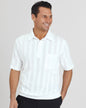 Blair Men's John Blair Short-Sleeve Tone-on-Tone Polo