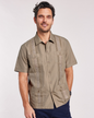 Blair Men's John Blair Short-Sleeve Guayabera Shirt