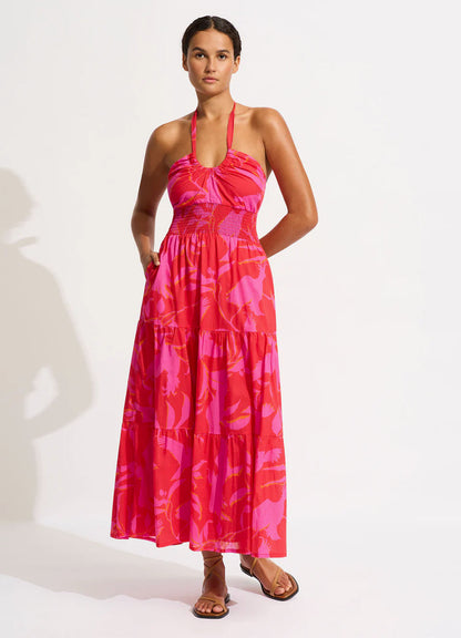 Seafolly Women's Birds Of Paradise Maxi Dress - Chilli Red