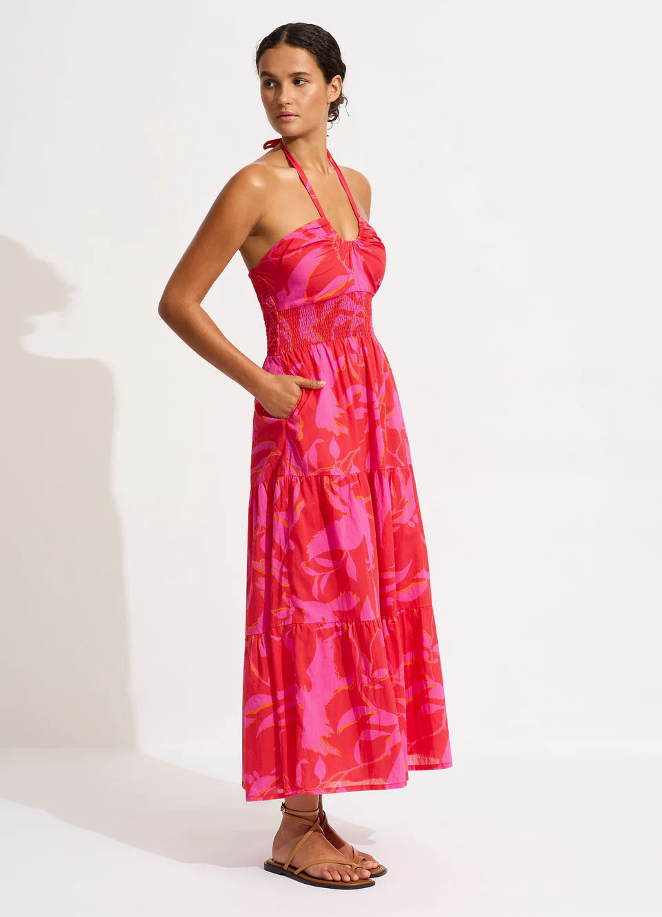 Seafolly Women's Birds Of Paradise Maxi Dress - Chilli Red