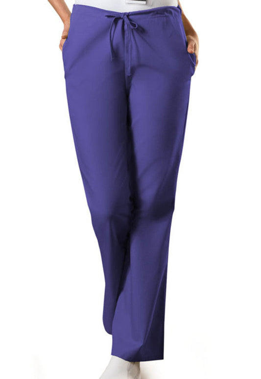 Cherokee Workwear Originals Women's Drawstring Pant #4101 - Grape