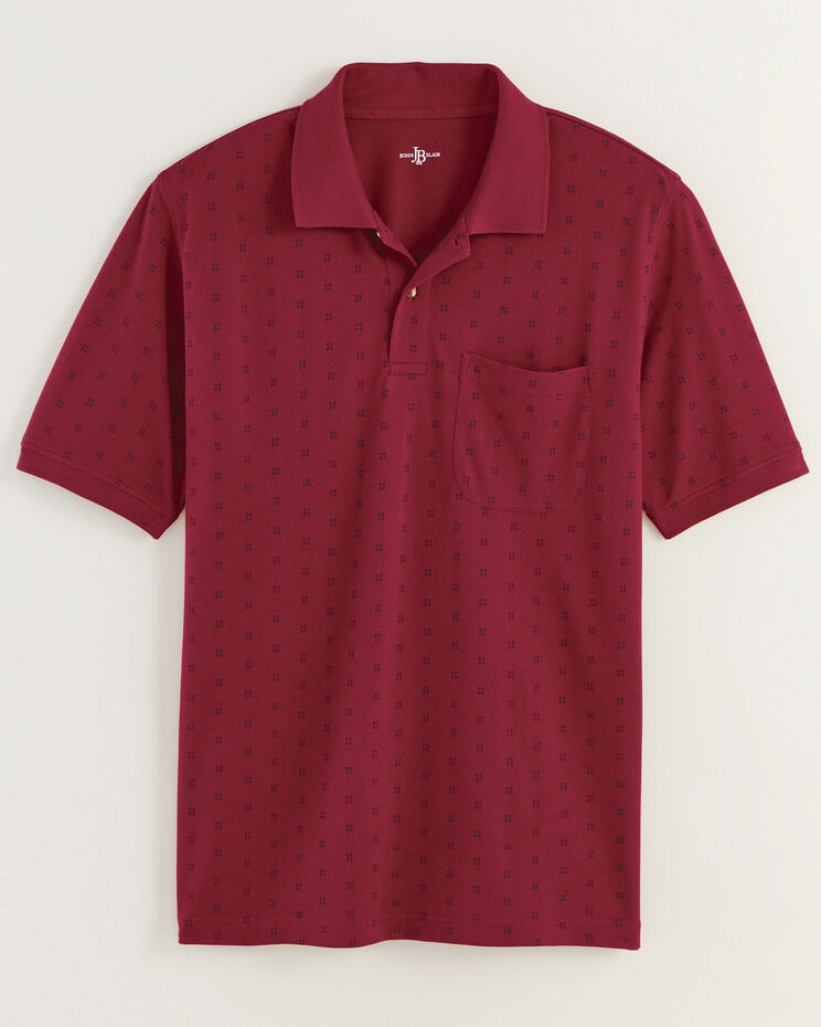 Blair Men's John Blair Short-Sleeve Piqué Knit Polo 2