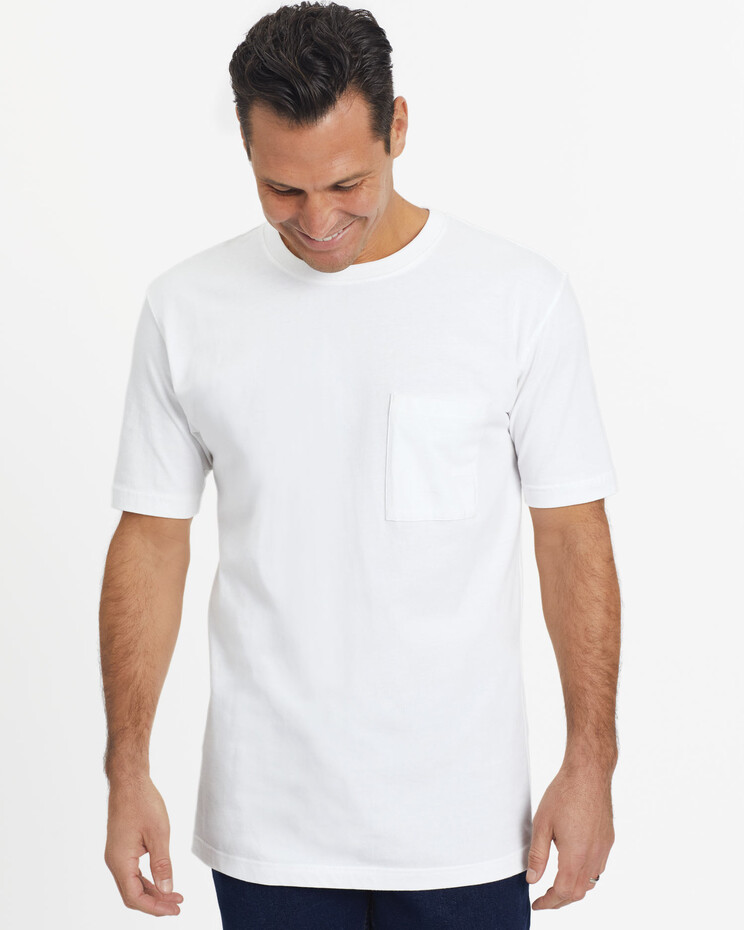 Blair Men's John Blair Everyday Jersey Knit Short-Sleeve Pocket Tee